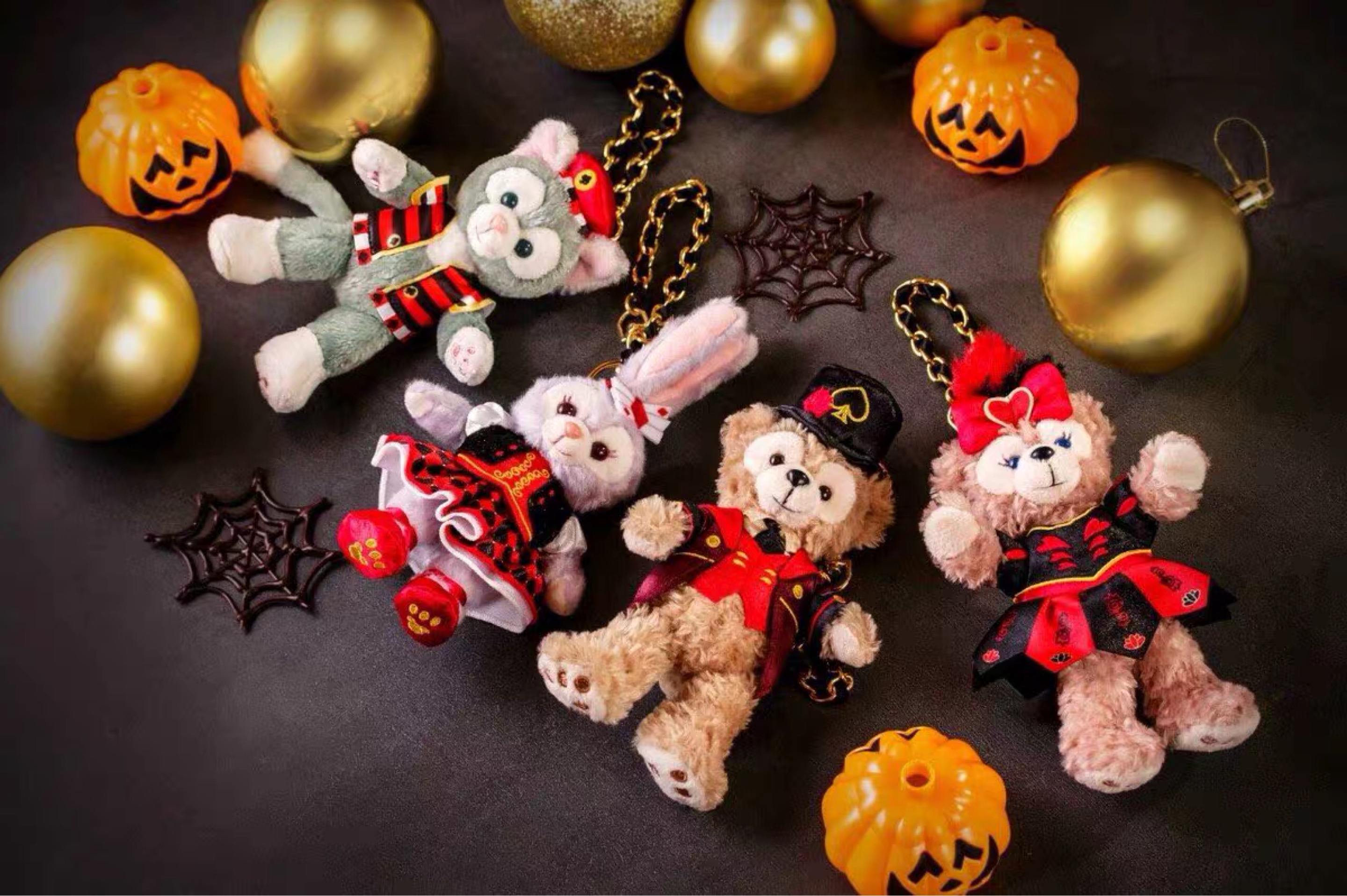 上海迪士尼万圣节杰拉多尼可爱毛绒公仔钥匙扣挂件