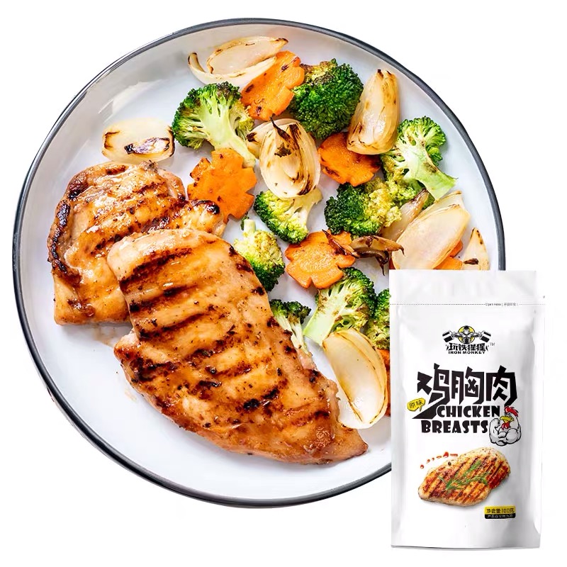 鸡胸肉健身即食速食代餐轻食低脂增肌高蛋白鸡肉零食品