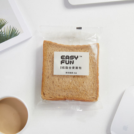 薄荷健康低脂全麦面包 600g 10片装 