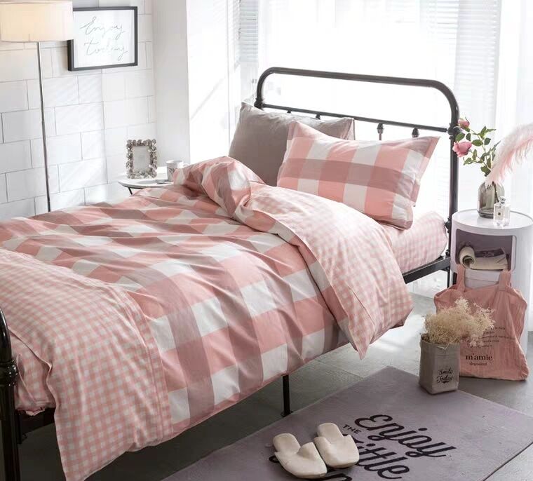 E-life 纯棉宿舍单人床品三件套