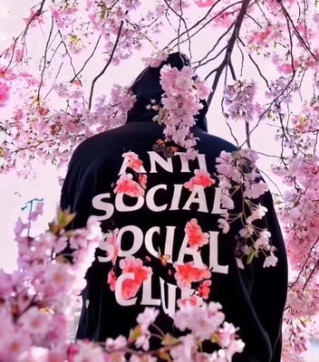 asscAnti Social Social Club连帽卫衣