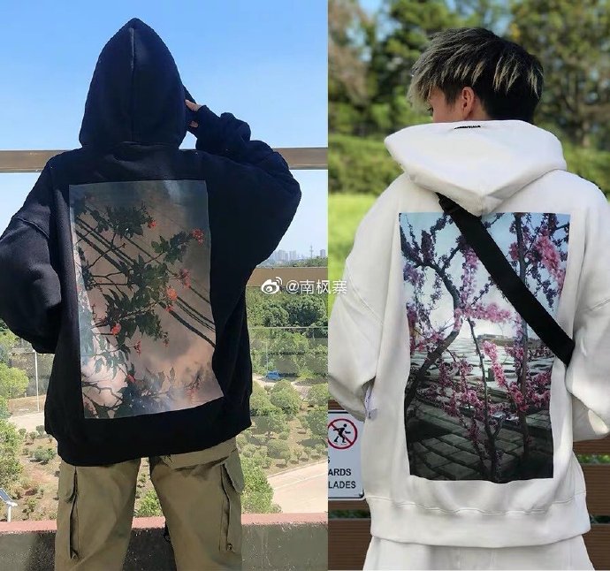 FOG FEAR OF GOD Essentials复线花卉相片男女圆领套头休闲卫衣
