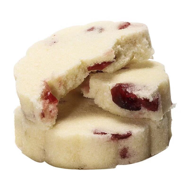 蔓越莓高纯魔芋粉饼干220g粗杂粮饱腹感代餐无蔗糖减低脂热零食品