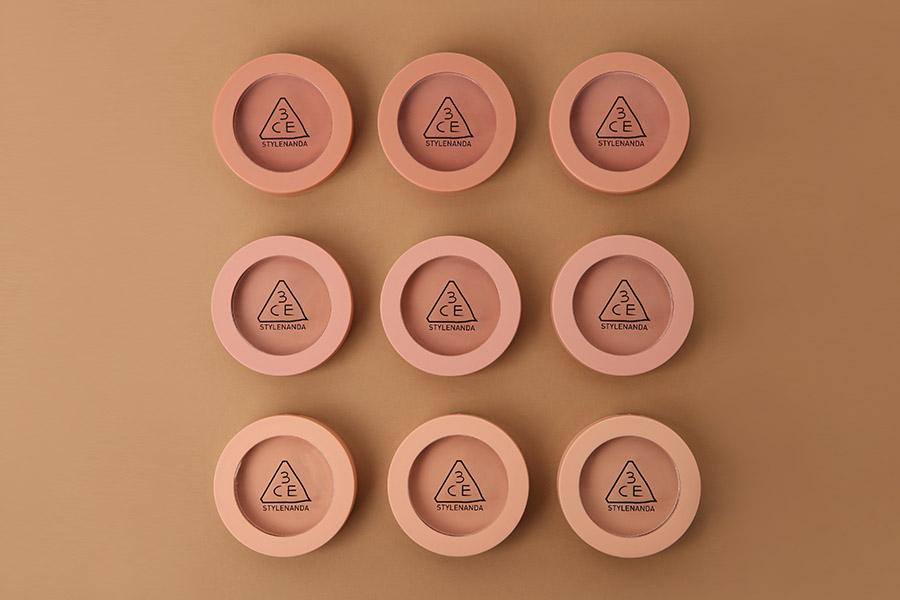 3CE单色腮红 吃土南瓜脏橘裸粉新品