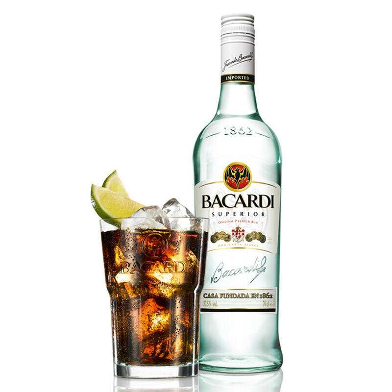 Bacardi百加得超级白朗姆酒进口洋酒750ml40度